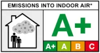 Low VOC A+ Indoor Air Quality Rating